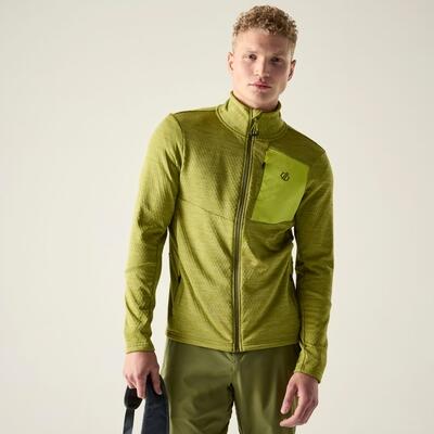 Venture Herren-Stretch-Midlayer mit durchgehendem Reißverschluss