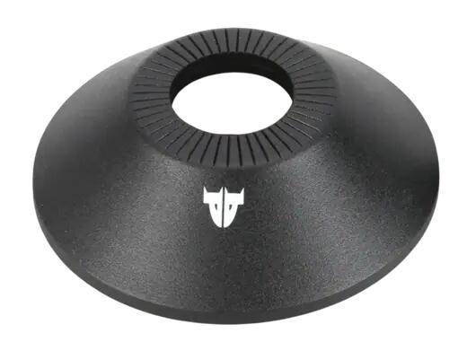 Premium Nylon Posteriore BMX Hub Guard Freestyle - Nero - Lato non guidatore