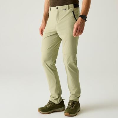 Pantalon de voyage léger anti-insectes pour homme, à fermeture éclair.