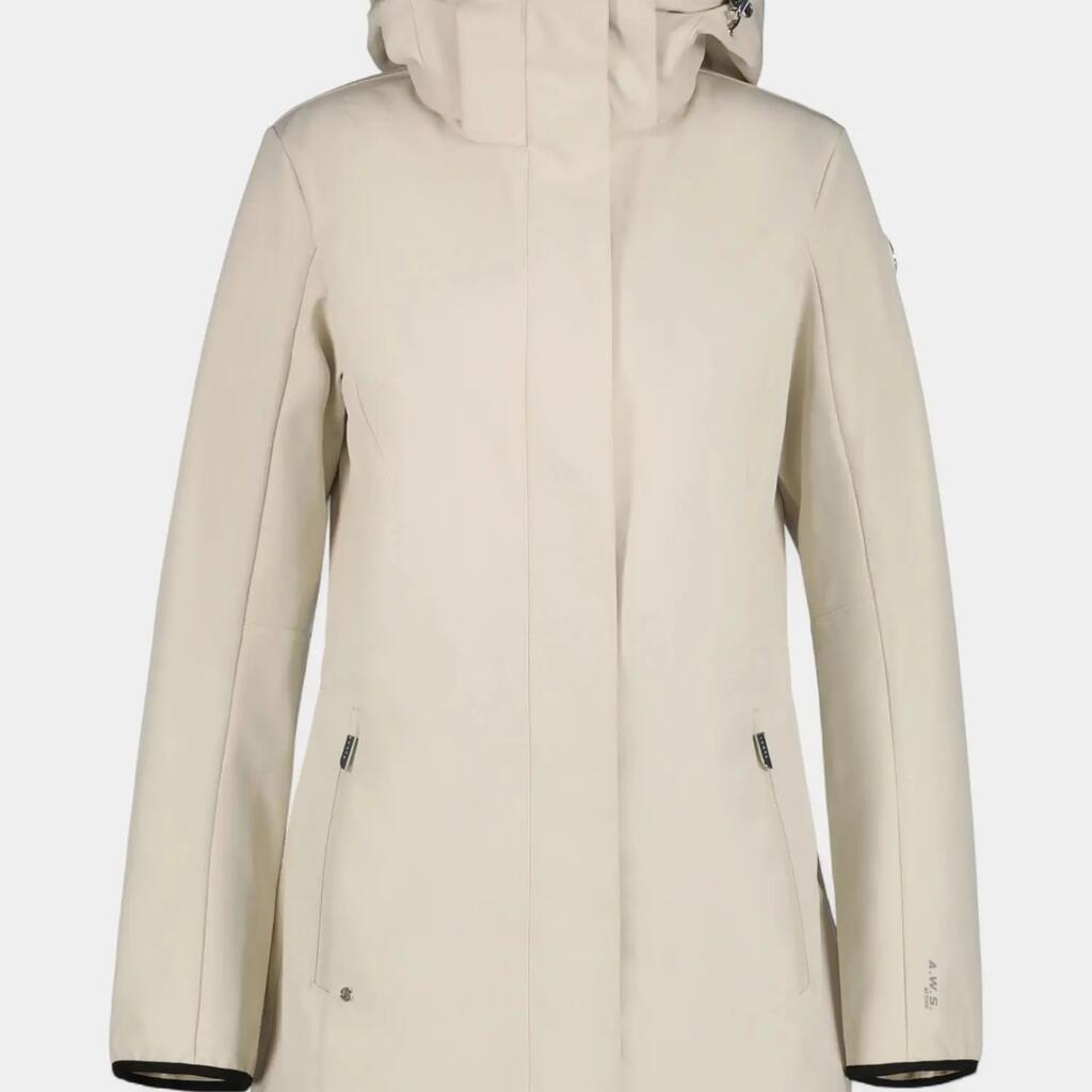 Long softshell hiking jacket with fleece lining for women Luhta Iloniemi
