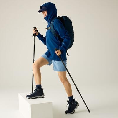 Oklarna Damen-Wanderjacke mit Kapuze, wasserdicht 3/7