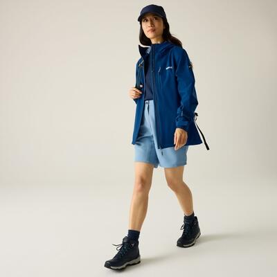 Oklarna Damen-Wanderjacke mit Kapuze, wasserdicht 4/7