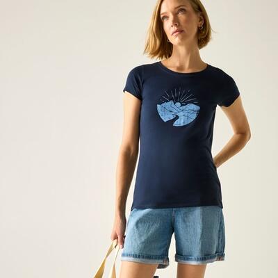 T-shirt graphique à manches courtes pour femme 5/7