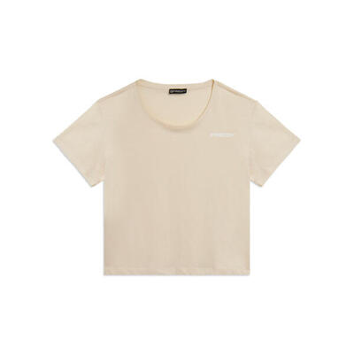 Cropped t-shirt met korte mouwen en klein freddy-logo