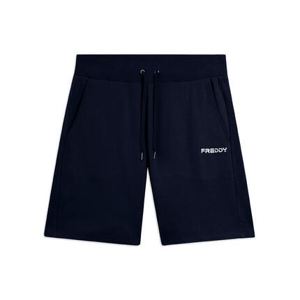 Pantalon court avec petit logo FREDDY en paillettes