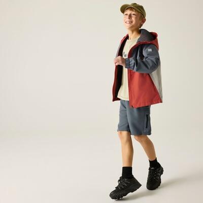 Veste imperméable à capuche à panneaux Hanleigh pour enfants 3/7