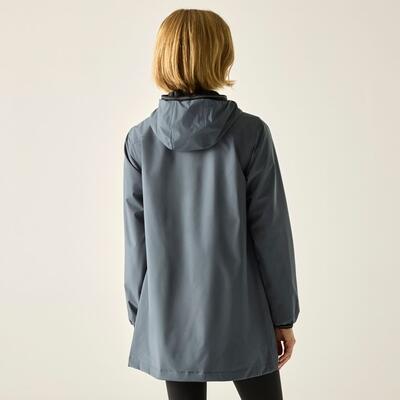 Chaqueta impermeable larga con capucha Lenika para mujer 2/7