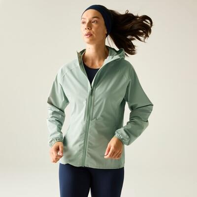 Veste de randonnée imperméable ultra-légère à capuche pour femme