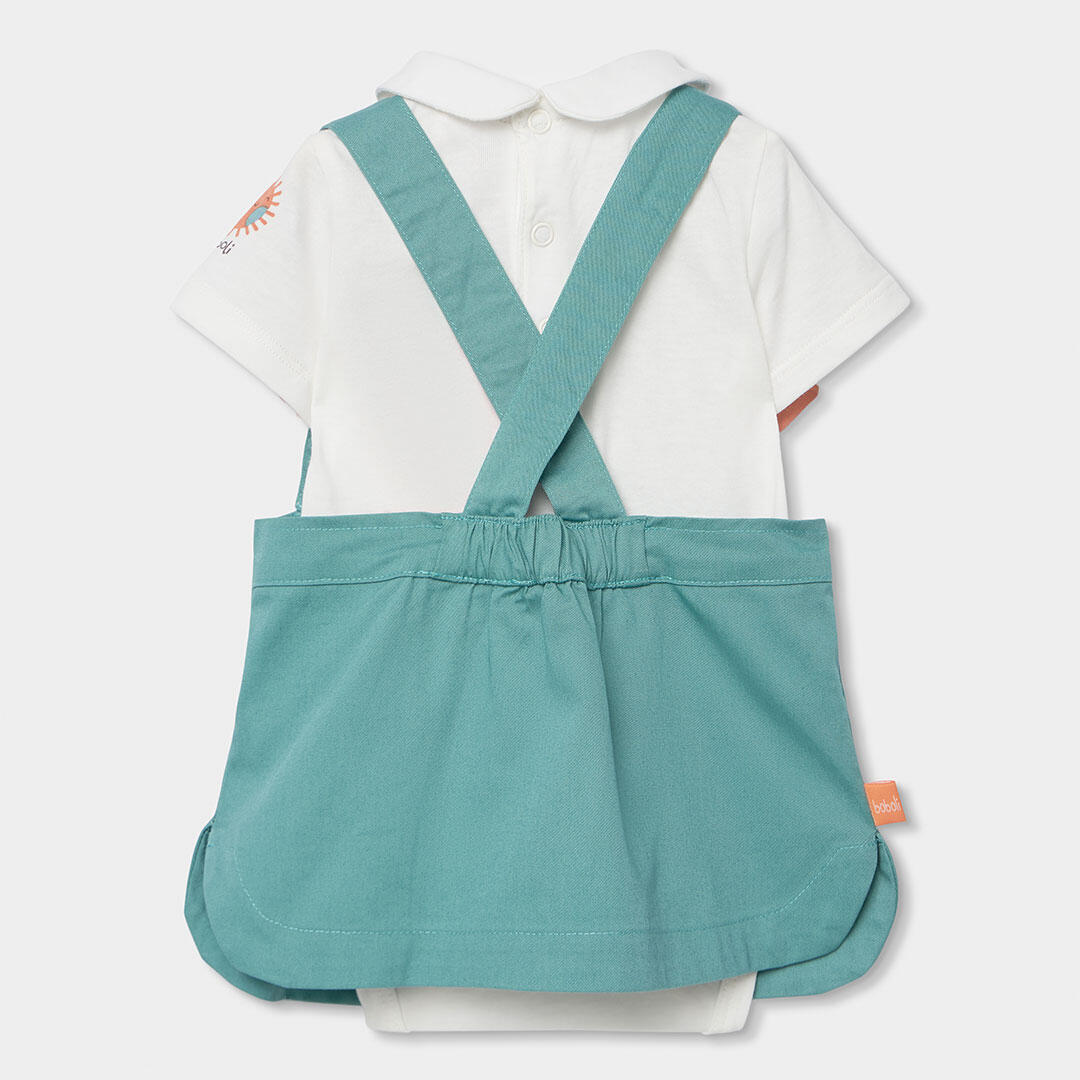 Conjuntos de verano de gimnasia bebé niña boboli verde 2/7