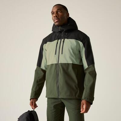 Maland II Herren-Regenjacke mit Kapuze und Einsätzen