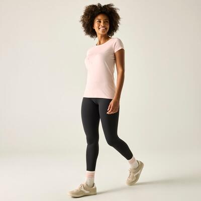 Dames T-shirt met korte mouwen en grafische print 3/7