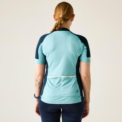 Maillot de cyclisme à manches courtes et demi-zip pour femme 2/7