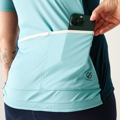 Maillot de cyclisme à manches courtes et demi-zip pour femme 5/7
