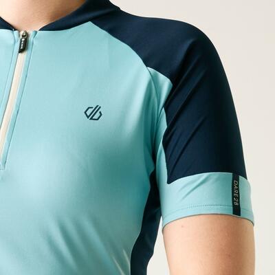 Maillot de cyclisme à manches courtes et demi-zip pour femme 4/7