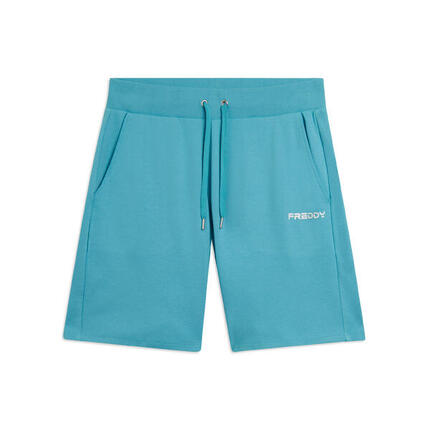 Pantalon court avec petit logo FREDDY en paillettes