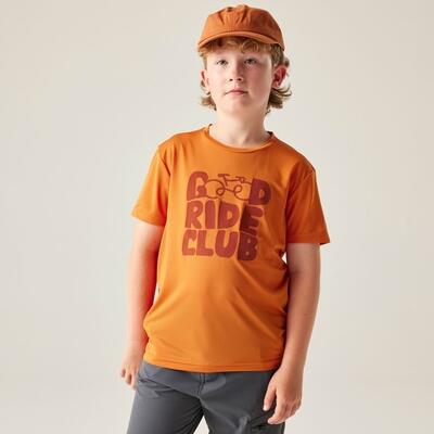 Kinder amuse iii t-shirt met korte mouwen en mesh-print