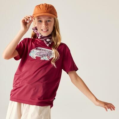 T-shirt graphique amusant et léger à manches courtes pour enfants