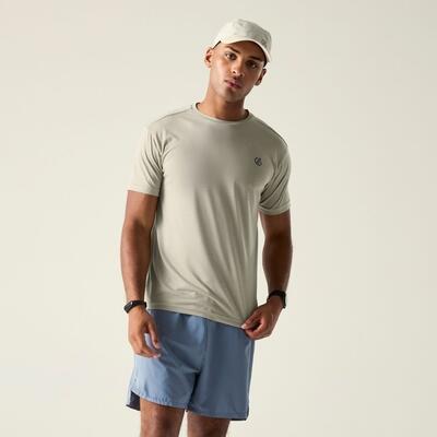 Heren agile t-shirt met korte mouwen voor wandelen