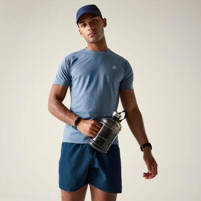 Heren agile t-shirt met korte mouwen voor wandelen