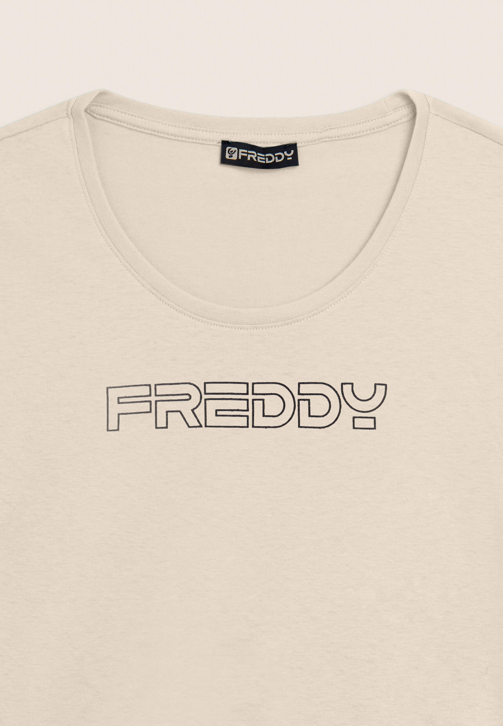 T-shirt met korte mouwen met FREDDY-logo in glitter outline 3/3