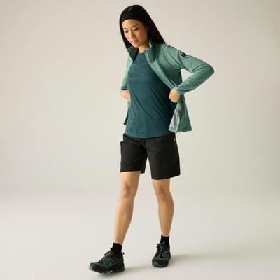 Malana Softshell Fleece met volledige ritssluiting voor dames 3/7
