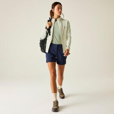 Couche intermédiaire Emerging III femme, extensible et texturée, zip intégral 3/7