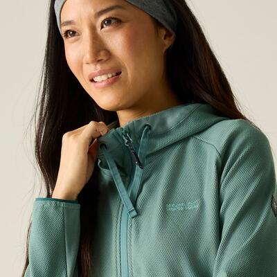 Dames Nayna Fleece met capuchon en volledige ritssluiting 4/7