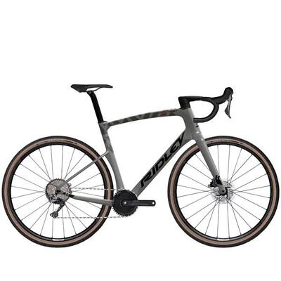 Second life - ridley kanzo fast grx800 11-speed maat l grijs carbon gravel
