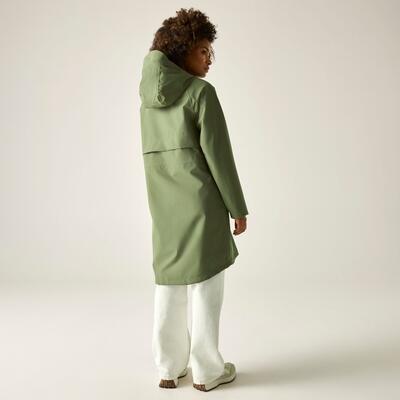 Levita Damen-Longline-Kapuzen-Regenjacke 2/7