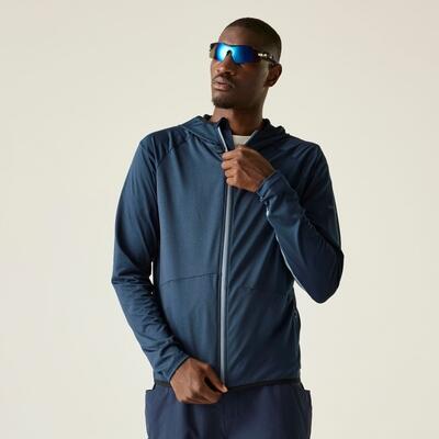 Herren-Stretch-Midlayer Assimilate VI mit Kapuze und Vollreißverschluss