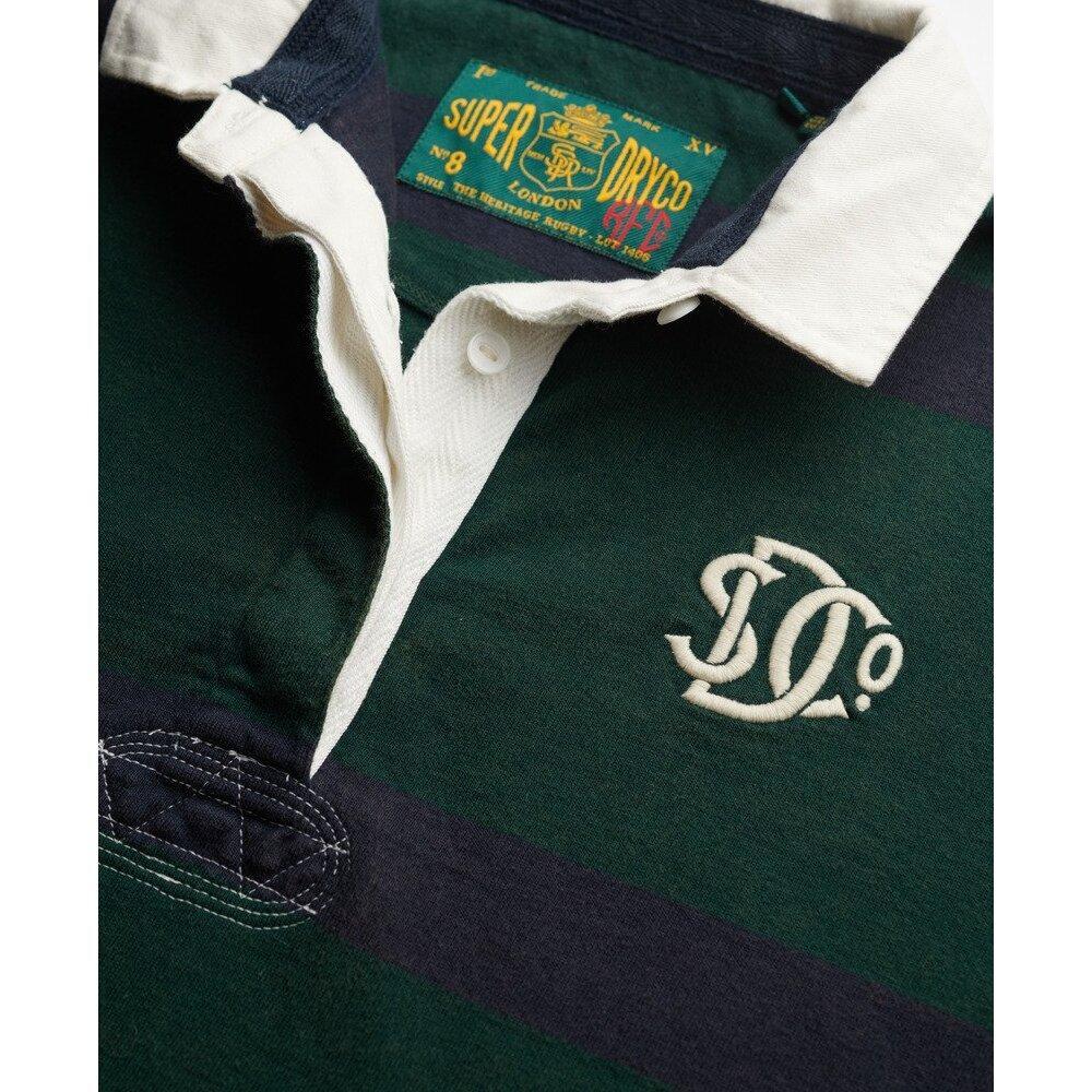 Gestreepte lange mouwen polo voor dames Superdry Heritage 2/2