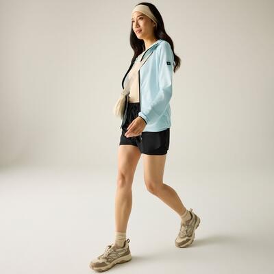 Veste intermédiaire extensible à capuche zippée intégrale Ferna Marl pour femme 3/7