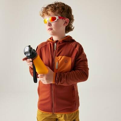 Couche intermédiaire à capuche zippée intégrale pour enfants