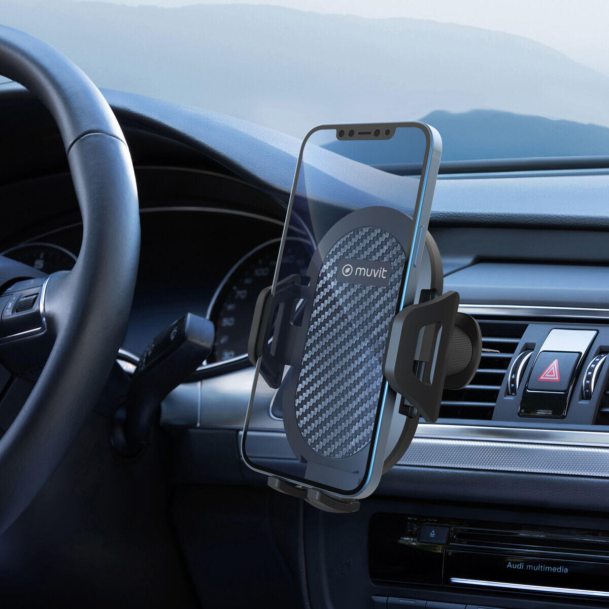 Soporte para Coche MUVIT MCCHL0033 Negro 3/5