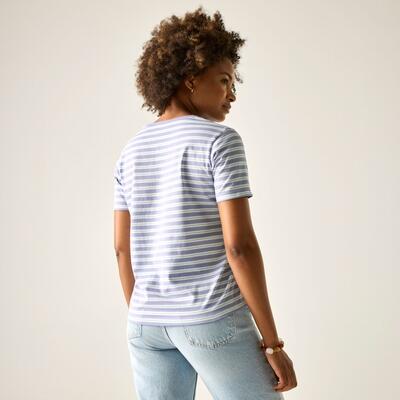 T-shirt rayé à manches courtes Bayletta pour femme 2/7