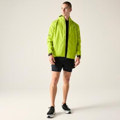 Ultraleichte, wasserdichte Wanderjacke mit Kapuze für Herren 3/7