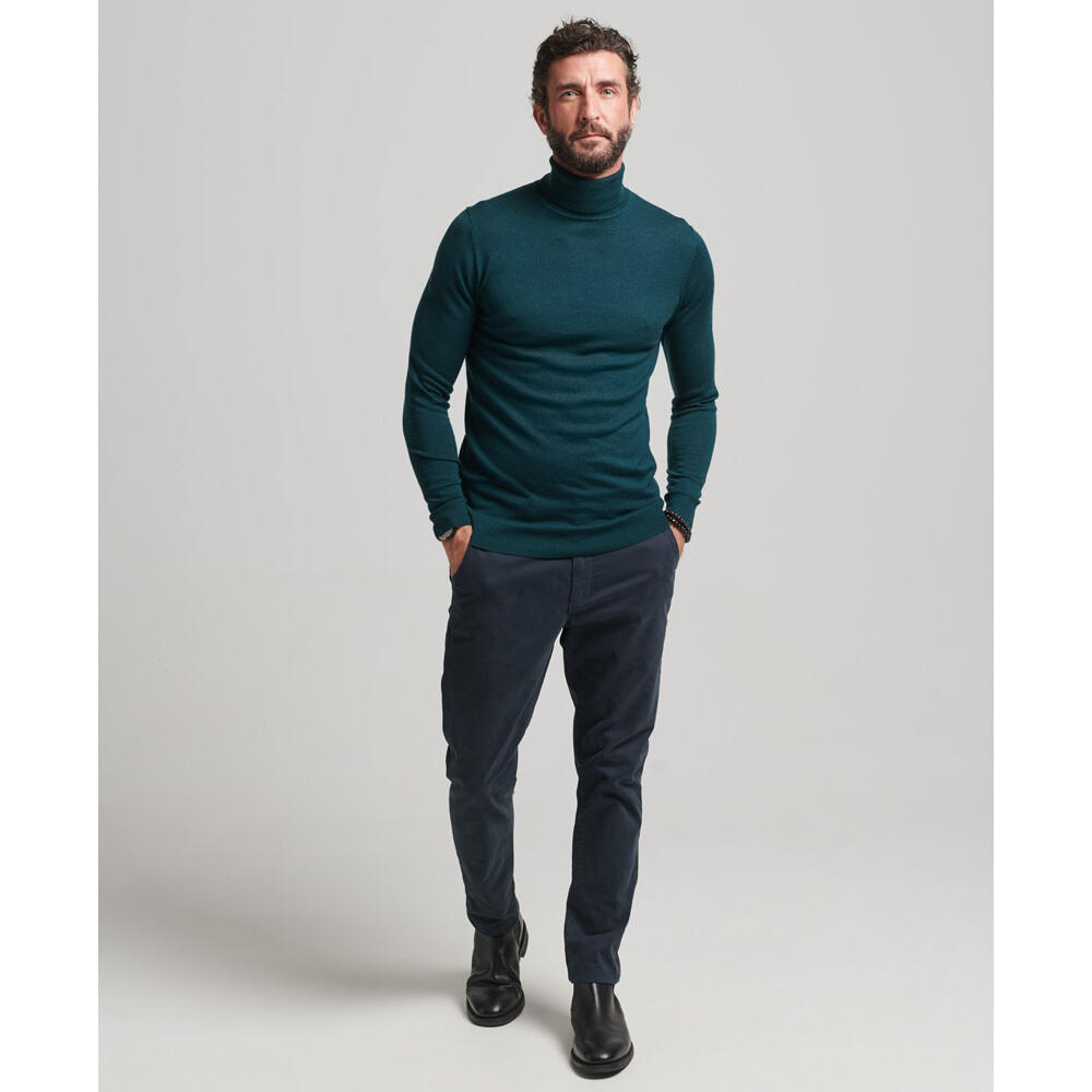 Pull col roulé mérinos Superdry 2/4