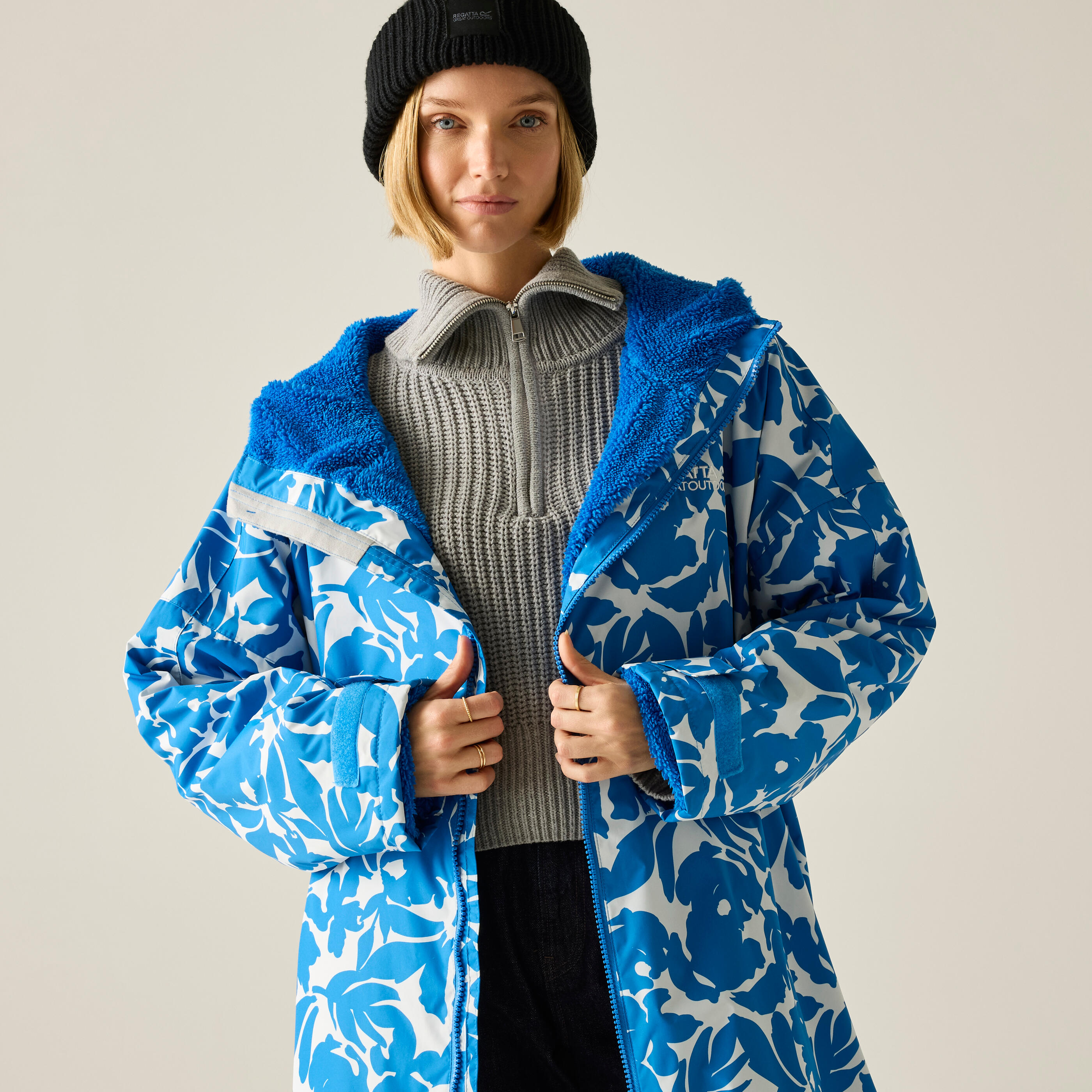 Bata impermeable unisex para adultos 3/7