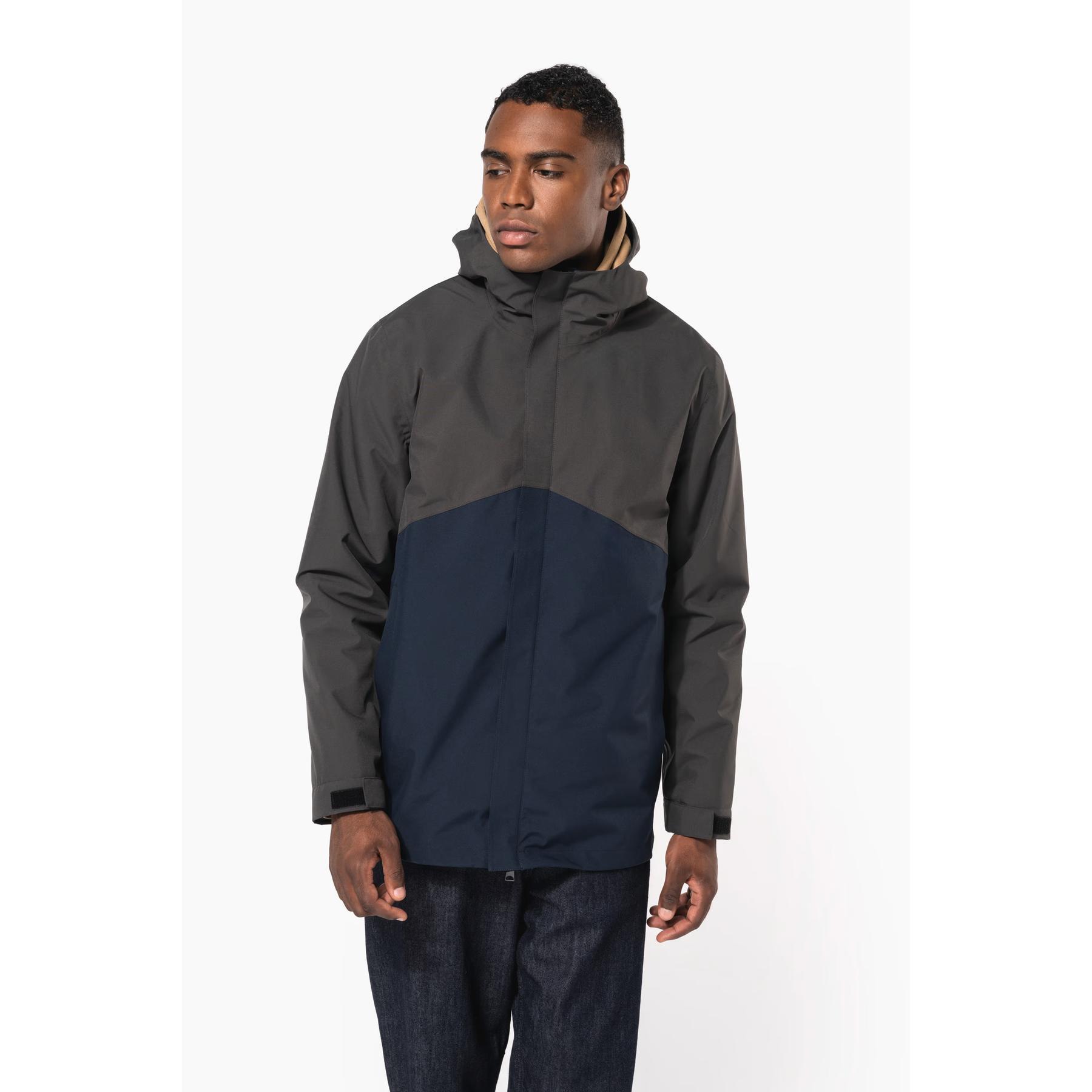 Parka 3 en 1 impermeable con capucha Kariban 2/5