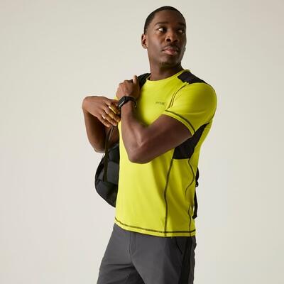 Virda heren t-shirt met korte mouwen en mesh-stof