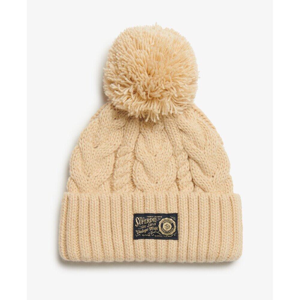 Bonnet d'hiver thermique classique pour homme et femme jaune