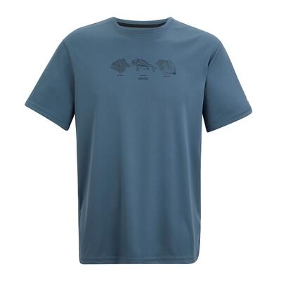 Herren Fingal Kurzarm-T-Shirt mit meliertem Grafikmuster 5/7