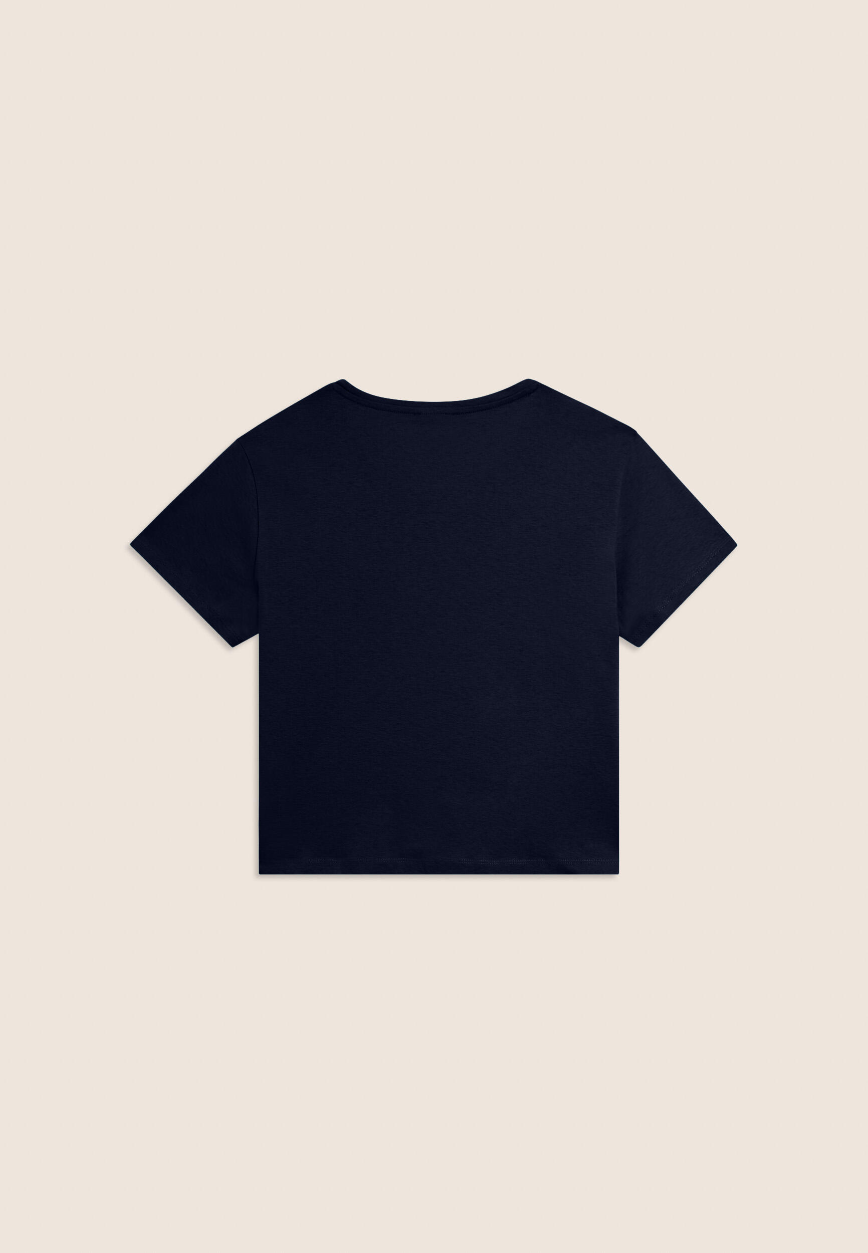 Cropped T-shirt met korte mouwen en klein FREDDY-logo 2/3