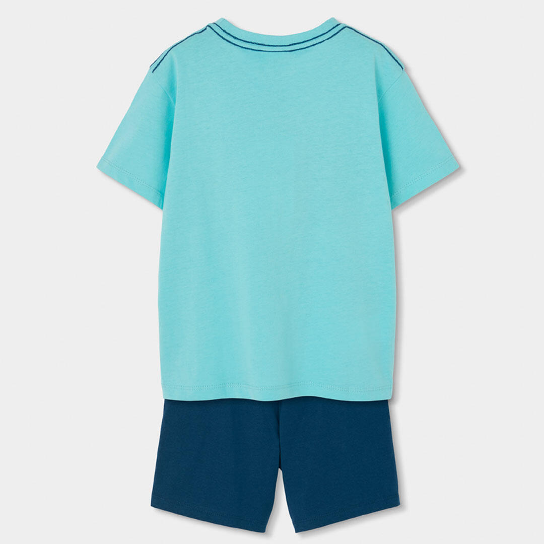 Conjuntos de verano de gimnasia kids niño boboli verde 2/7