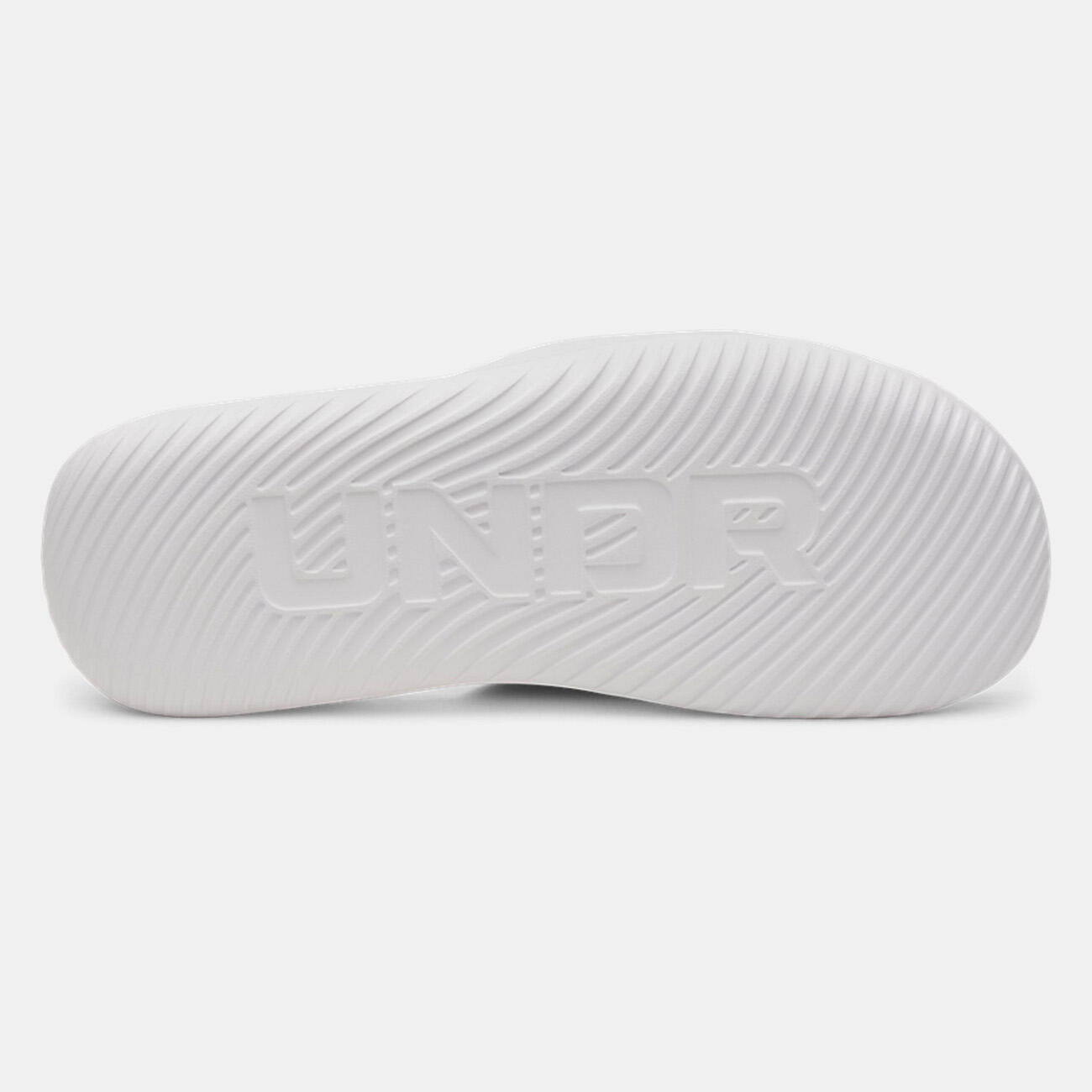 Claquette UA Ignite Pro 8 Fixed Strap Under Armour Noir, blanc et vert fluo 5/5