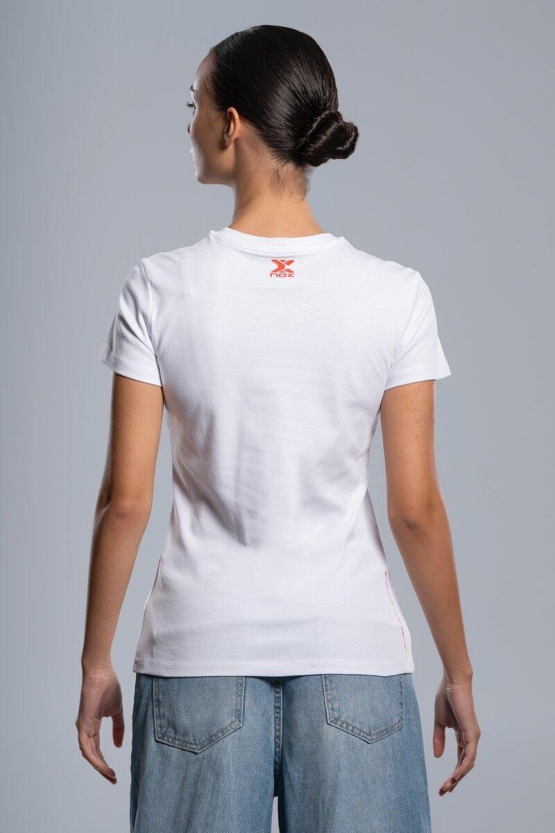 T-SHIRT DA DONNA CORP WHITE 3/5