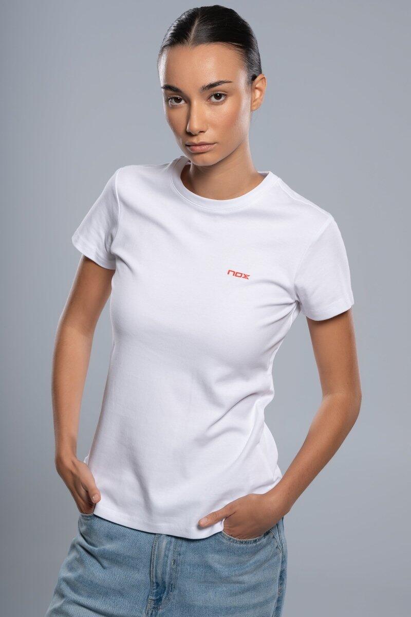 T-SHIRT DA DONNA CORP WHITE 2/5