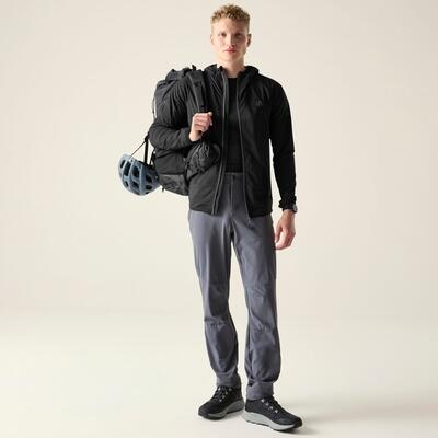Couche intermédiaire à capuche extensible, coupe-vent et déperlante pour homme 3/6