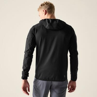 Couche intermédiaire à capuche extensible, coupe-vent et déperlante pour homme 2/6