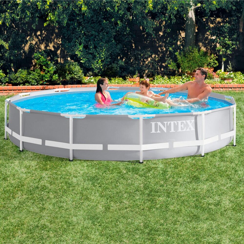 Piscina desmontable redonda INTEX Prism Frame con depuradora 2/6